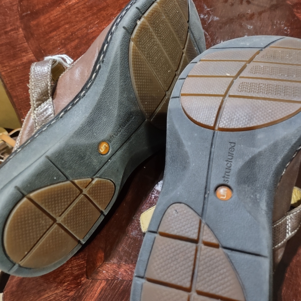 (Sh137) Un Structured By Clarke, M, Clogs, Flats,… - image 3